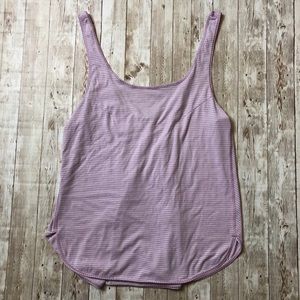 Lululemon Lavender Stripe Tank